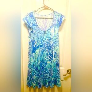 Lilly Pulitzer Blue Haven Hey Hey Soleil Regina Dress!
